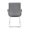 Boss CaressoftPlus Vinyl Guest Chair, Gray (B9479-GY)