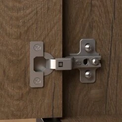 Bush Furniture Anthropology 30"H Small Storage Cabinet With Doors, Rustic Brown Embossed (ATS130RB-03) -Popular Furniture sp51221824 s7