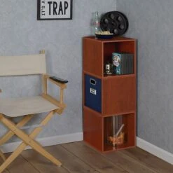 Niche Cubo Storage Set, 3 Cubes, Cherry (PC3PKWC) 13 Niche Cubo Storage Set, 3 Cubes, Cherry (PC3PKWC) -Popular Furniture sp56713979 s7