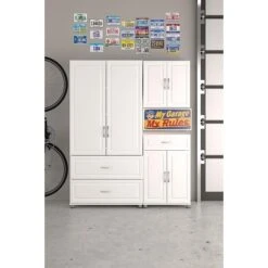 SystemBuild Kendall 24" Wall Cabinet, White (7366401PCOM) 9 SystemBuild Kendall 24" Wall Cabinet, White (7366401PCOM) -Popular Furniture sp60784531 s7