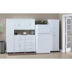 SystemBuild Kendall 16" Utility Storage Cabinet, White (7360401PCOM) 9 SystemBuild Kendall 16" Utility Storage Cabinet, White (7360401PCOM) -Popular Furniture sp60784597 s7