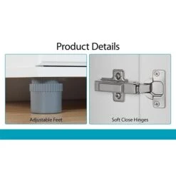 SystemBuild Kendall 16" Utility Storage Cabinet, White (7360401PCOM) 11 SystemBuild Kendall 16" Utility Storage Cabinet, White (7360401PCOM) -Popular Furniture sp60784600 s7