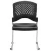 Raynor Eurotech S4000 Plastic Aire Stackable Chair, Black, 4/Carton