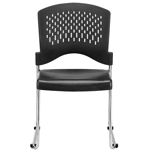 Raynor Eurotech S4000 Plastic Aire Stackable Chair, Black, 4/Carton 1 Raynor Eurotech S4000 Plastic Aire Stackable Chair, Black, 4/Carton