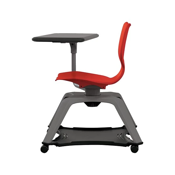 MooreCo Hierarchy Enroll Polypropylene School Chair, Red (54325-Red-NA-TN-SC) 1 MooreCo Hierarchy Enroll Polypropylene School Chair, Red (54325-Red-NA-TN-SC)