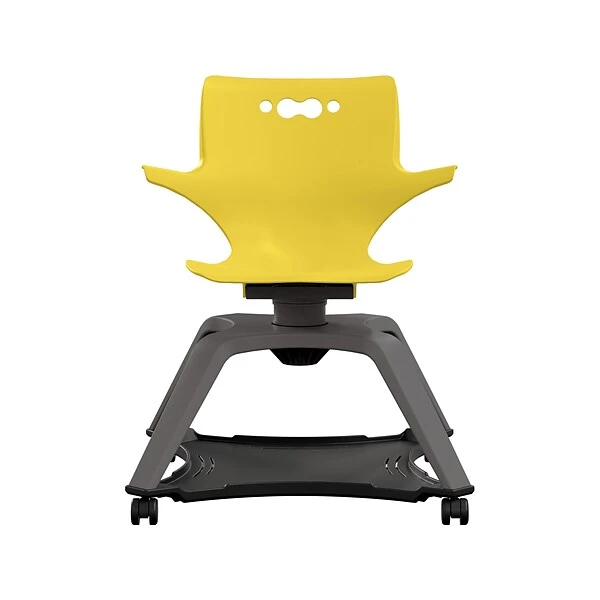 MooreCo Hierarchy Enroll Polypropylene School Chair, Yellow (54325-Yellow-WA-NN-SC) 2 MooreCo Hierarchy Enroll Polypropylene School Chair, Yellow (54325-Yellow-WA-NN-SC) - Image 2
