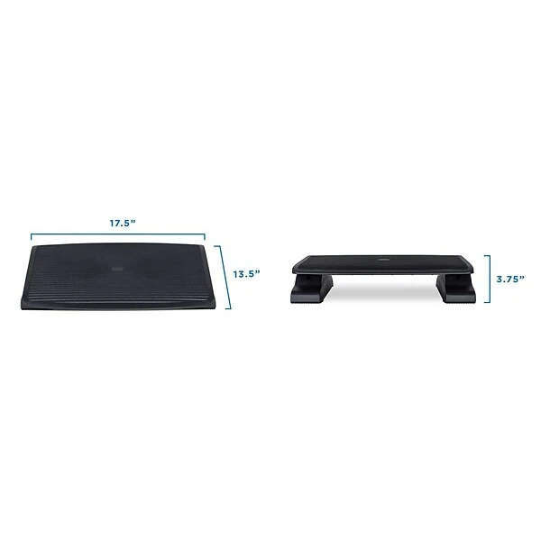 Mount-It! Tilt Adjustable Footrests, Black (MI-7804) 2 Mount-It! Tilt Adjustable Footrests, Black (MI-7804) - Image 2