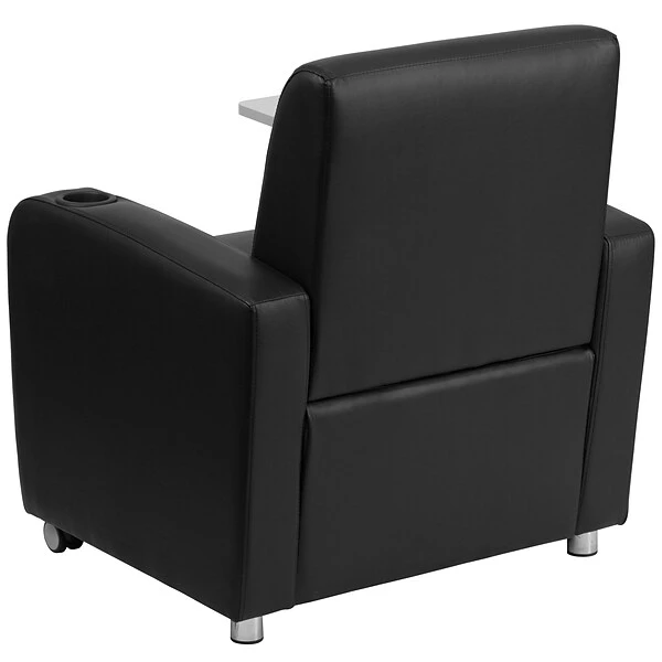 Flash Furniture Leather Guest Chair, Black (BT8217BKCS) 4 Flash Furniture Leather Guest Chair, Black (BT8217BKCS) - Image 4