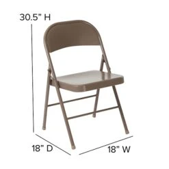 Flash Furniture HERCULES Series Metal Folding Chair, 4/Pk (4BDF002BGE) -Popular Furniture sp86237439 s7