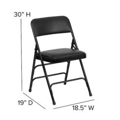 Flash Furniture HERCULES Vinyl Upholstered Reception Chair, Black, 4/Pack (HA-MC309AV-BK-GG) 14 Flash Furniture HERCULES Vinyl Upholstered Reception Chair, Black, 4/Pack (HA-MC309AV-BK-GG) -Popular Furniture sp88869421 s7
