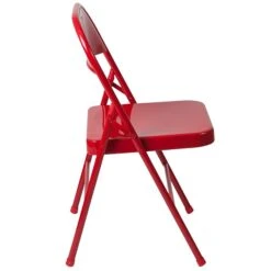 Flash Furniture HERCULES Series Metal Folding Chair, 4/Pk (4BDF002RED) -Popular Furniture sp89555805 s7