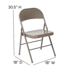 Flash Furniture HERCULES Series Metal Folding Chair (BDF002GY) -Popular Furniture sp89555829 s7