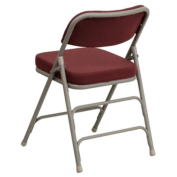Flash Furniture HERCULES Series Fabric Folding Chair, Burgundy, 2/Pack (2HAMC320AFBY) 7 Flash Furniture HERCULES Series Fabric Folding Chair, Burgundy, 2/Pack (2HAMC320AFBY) - Image 7