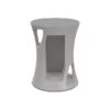 MooreCo Hierarchy Flipz Polypropylene School Stool, Gray (83464-GREY)