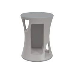 MooreCo Hierarchy Flipz Polypropylene School Stool, Gray (83464-GREY)