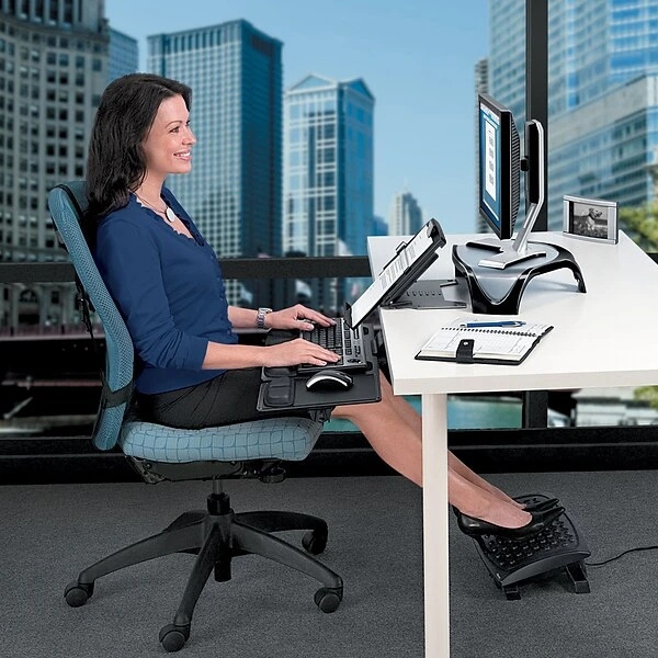 Fellowes Climate Control Tilt Adjustable Footrests, Black (8030901) 5 Fellowes Climate Control Tilt Adjustable Footrests, Black (8030901) - Image 5