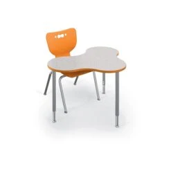 MooreCo Hierarchy 4-Leg Plastic School Chair, Orange (53318-1-ORANGE-NA-CH) -Popular Furniture sp93892665 s7