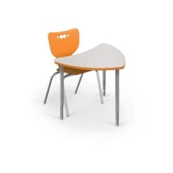 MooreCo Hierarchy 4-Leg Plastic School Chair, Orange (53318-1-ORANGE-NA-CH) -Popular Furniture sp93892667 s7