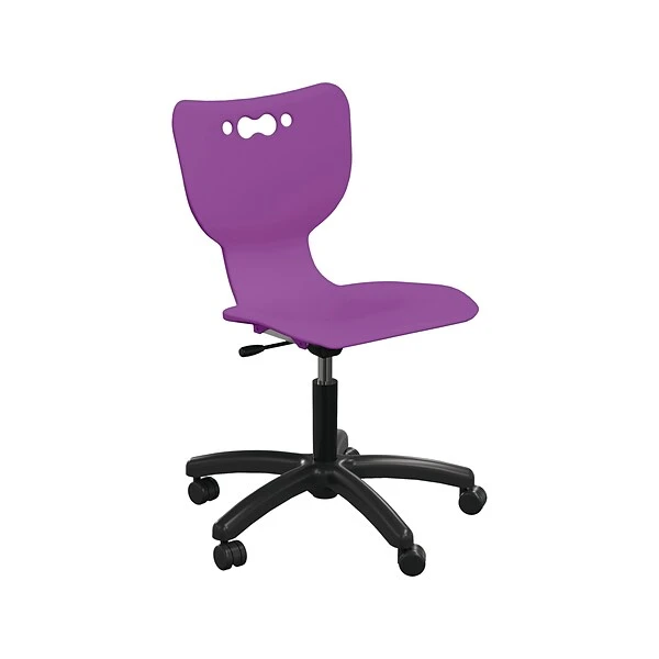 MooreCo Hierarchy 5-Star Plastic School Chair, Purple (53512-PURPLE-NA-HC) 1 MooreCo Hierarchy 5-Star Plastic School Chair, Purple (53512-PURPLE-NA-HC)