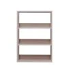 IRIS® Mado 3-Shelf Open Wood Shelving Unit, Light Brown (596228)
