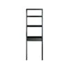 Winsome Bellamy 3-Shelf 69"H Leaning Bookcase, Black (29323)