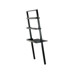 Winsome Bellamy 3-Shelf 69"H Leaning Bookcase, Black (29323) -Popular Furniture sp98414960 s7